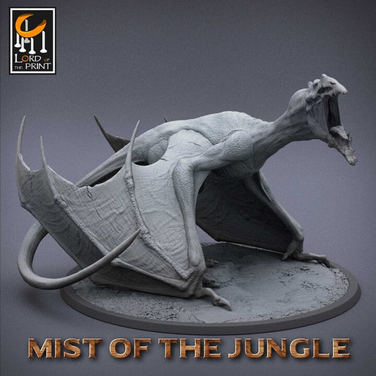 Prehistoric Wyvern | Mist of the Jungle | Lord of the Print | Wargaming | Dungeons and Dragons | Amazon | Tabletop RPG | DnD