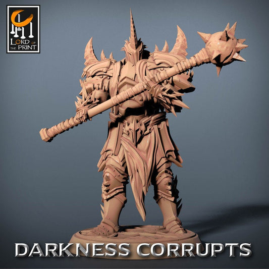 Darknight Mace Pack | Darkness Corrupts | Lord of the Print | Wargaming | Dungeons and Dragons | Chaos | Tabletop RPG | DnD Miniatures