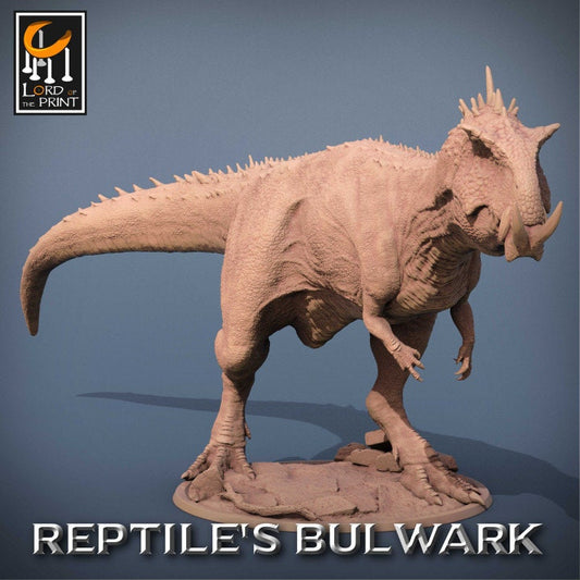 Lizardmen Trovodon | Reptile's Bulwark | Lord of the Print | Wargaming | Dungeons and Dragons | Lizard | Tabletop RPG | Knight | DnD