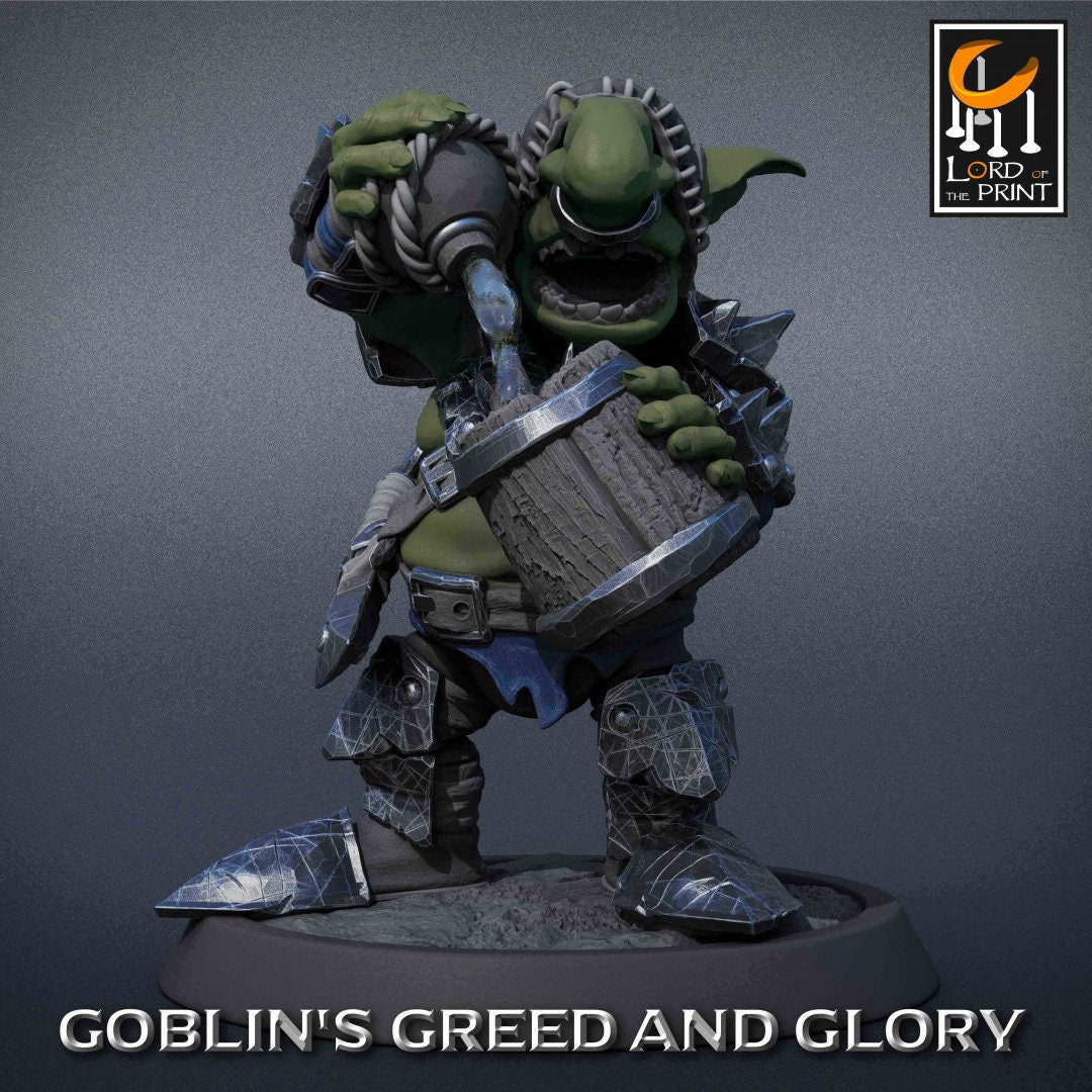 Goblin Party Pack | Goblin's Greed and Glory | Lord of the Print | Wargaming | Dungeons and Dragons | Goblins | Tabletop RPG | DnD
