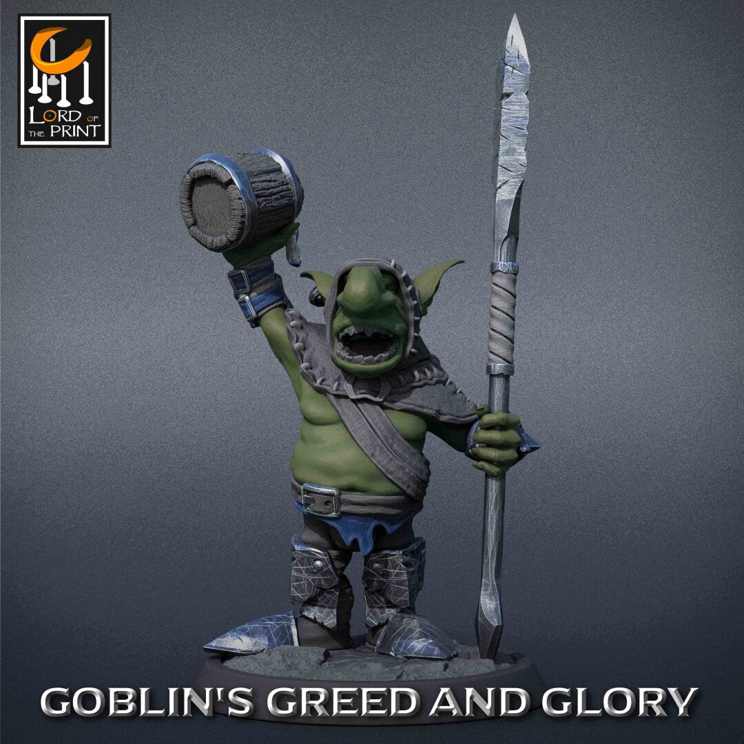 Goblin Party Pack | Goblin's Greed and Glory | Lord of the Print | Wargaming | Dungeons and Dragons | Goblins | Tabletop RPG | DnD