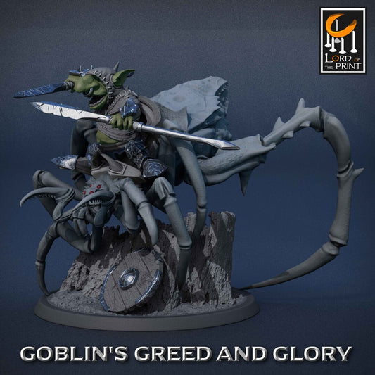 Goblin Spiders 1 | Goblin's Greed and Glory | Lord of the Print | Wargaming | Dungeons and Dragons | Goblins | Tabletop RPG | DnD