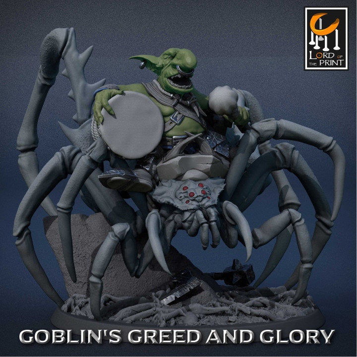 Goblin Spiders 2 | Goblin's Greed and Glory | Lord of the Print | Wargaming | Dungeons and Dragons | Goblins | Tabletop RPG | DnD