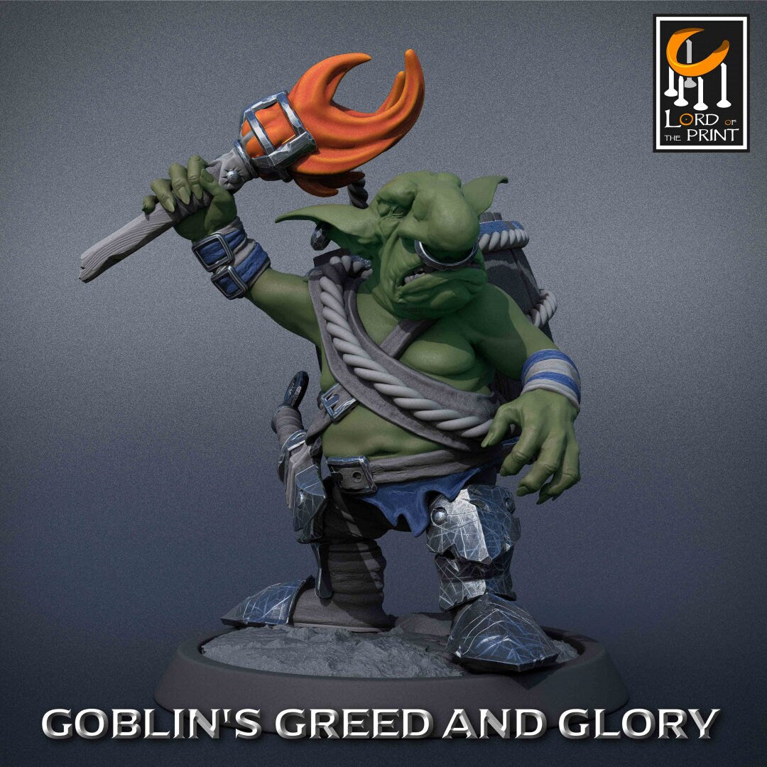 Goblin Sapper Pack | Goblin's Greed and Glory | Lord of the Print | Wargaming | Dungeons and Dragons | Goblins | Tabletop RPG | DnD