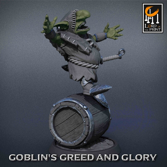 Goblin Monk A Pack | Goblin's Greed and Glory | Lord of the Print | Wargaming | Dungeons and Dragons | Goblins | Tabletop RPG | DnD