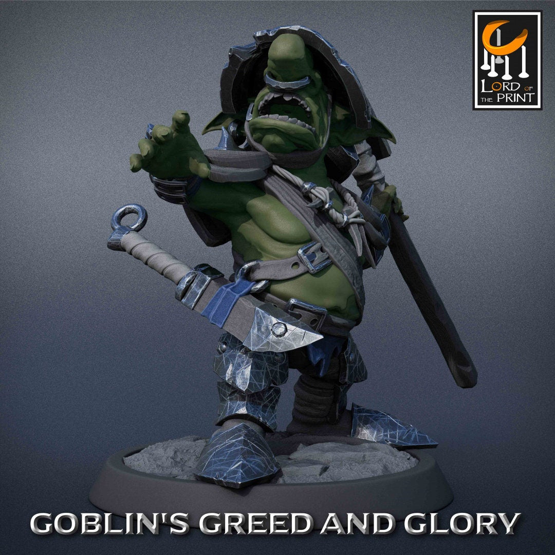 Goblin Warlike Pack | Goblin's Greed and Glory | Lord of the Print | Wargaming | Dungeons and Dragons | Goblins | Tabletop RPG | DnD