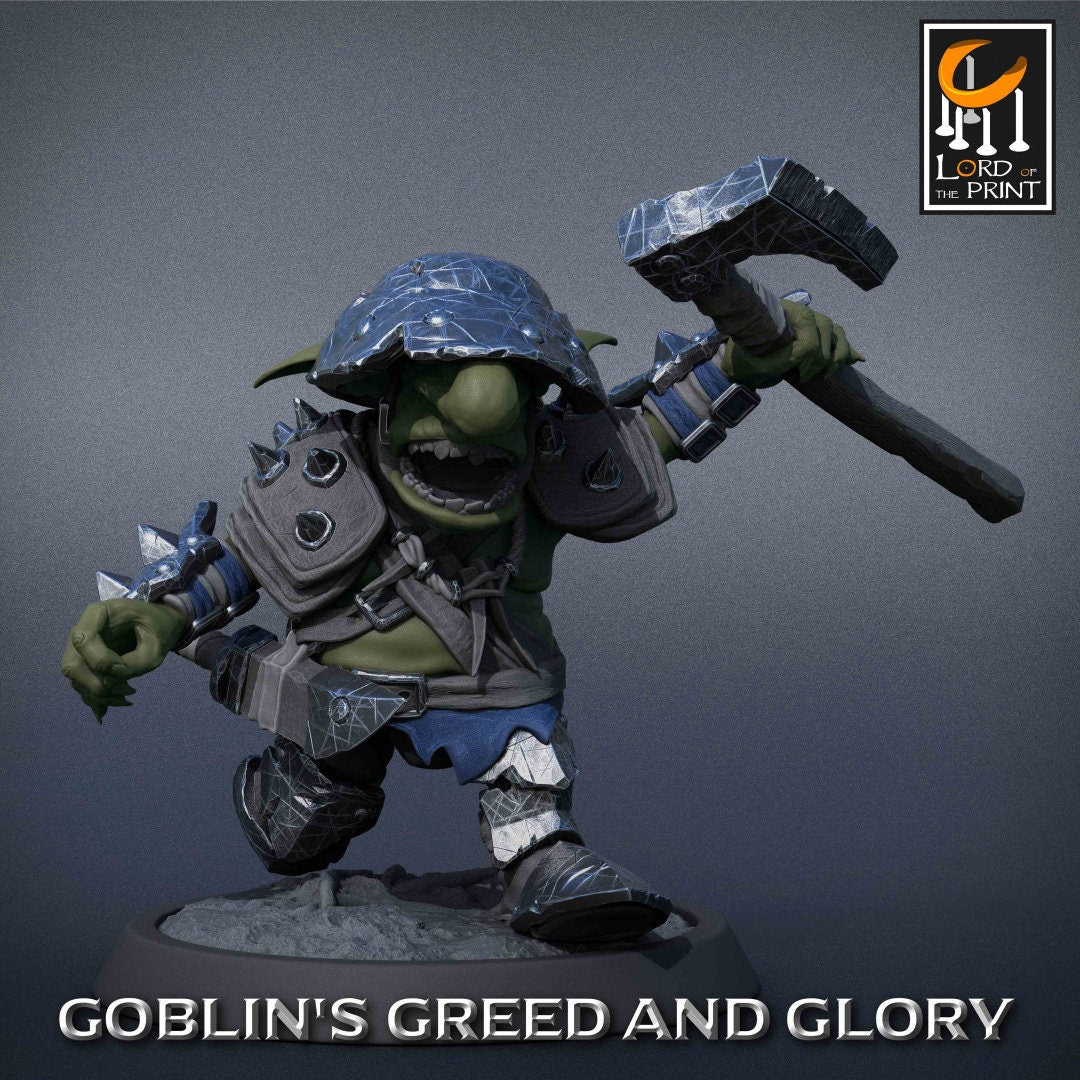 Goblin Warlike Pack | Goblin's Greed and Glory | Lord of the Print | Wargaming | Dungeons and Dragons | Goblins | Tabletop RPG | DnD