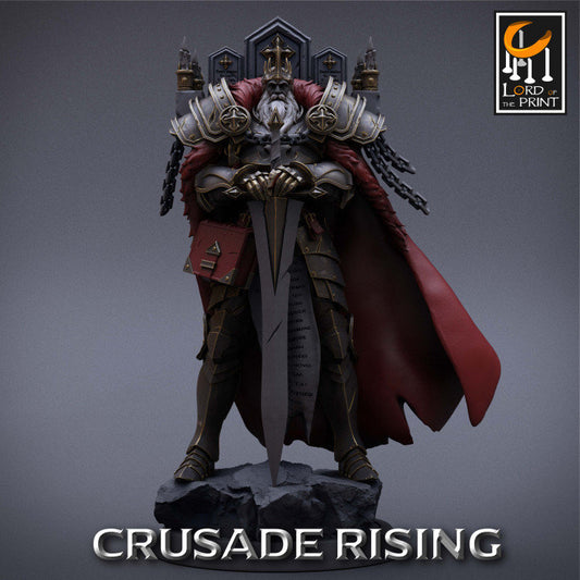 Templar King Pack | Crusade Rising | Lord of the Print | Wargaming | Dungeons and Dragons | Tabletop RPG | DnD