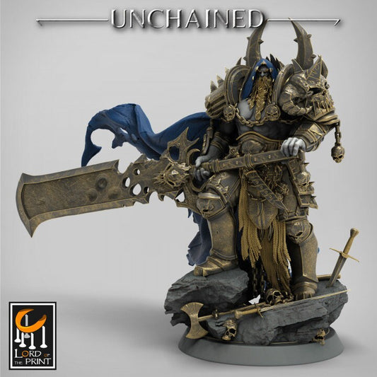 Olaf King and Guards Pack | Unchained | Lord of the Print | Wargaming | Dungeons and Dragons | Chaos | Tabletop RPG | Knight | DnD