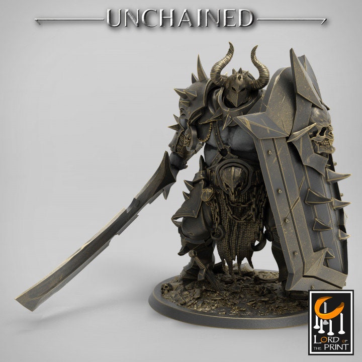 Efreim Pack | Unchained | Lord of the Print | Wargaming | Dungeons and Dragons | Chaos | Tabletop RPG | Knight | DnD