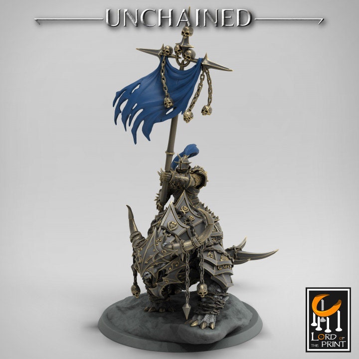 Araki Mounts 2 | Unchained | Lord of the Print | Wargaming | Dungeons and Dragons | Chaos | Tabletop RPG | Knight | DnD