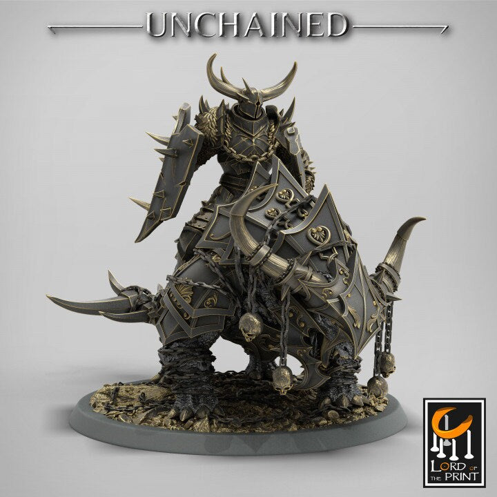 Araki Mounts 2 | Unchained | Lord of the Print | Wargaming | Dungeons and Dragons | Chaos | Tabletop RPG | Knight | DnD