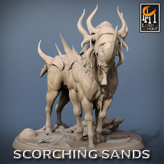 Egyptian Wild Mounts| Scorching Sands | Lord of the Print | Wargaming | Dungeons and Dragons | Egyptian | Tabletop RPG | DnD