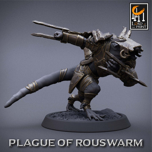 Berserk Infantry Pack | Plague of Rouswarm | Lord of the Print | Wargaming | Dungeons and Dragons | Egyptian | Tabletop RPG | DnD