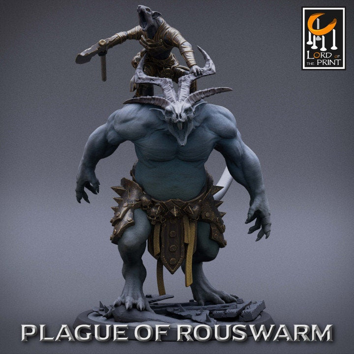Heavy Rats Pack | Plague of Rouswarm | Lord of the Print | Wargaming | Dungeons and Dragons | Rats | Tabletop RPG | DnD