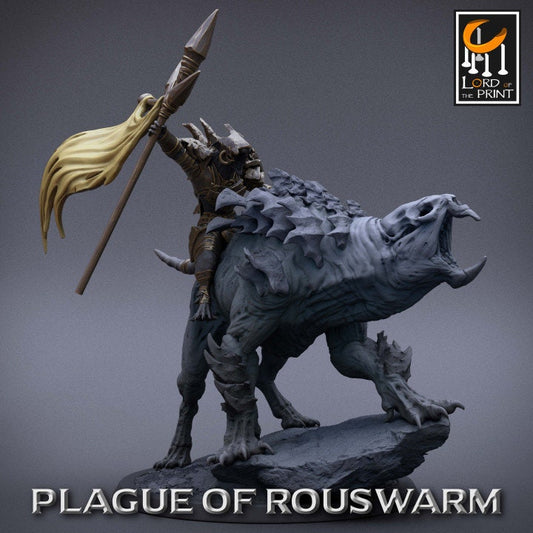 Rat Rider | Plague of Rouswarm | Lord of the Print | Wargaming | Dungeons and Dragons | Rats | Tabletop RPG | DnD