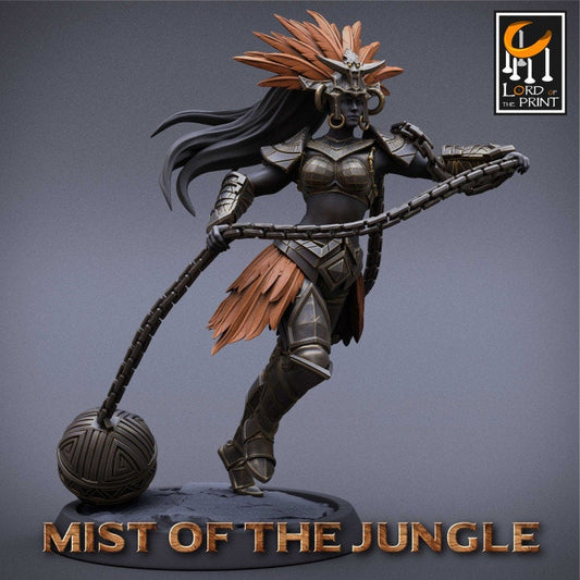 Heavy Amazon Chain Pack | Mist of the Jungle | Lord of the Print | Wargaming | Dungeons and Dragons | Amazon | Tabletop RPG | DnD