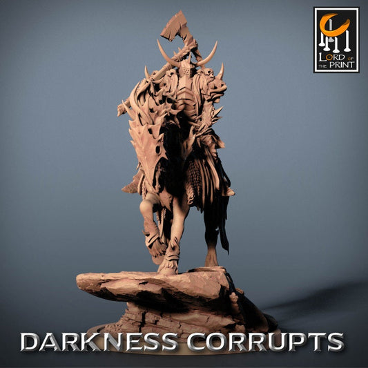 Darknight Deathhorse Pack | Darkness Corrupts | Lord of the Print | Wargaming | Dungeons and Dragons | Chaos | Tabletop RPG | DnD Miniatures