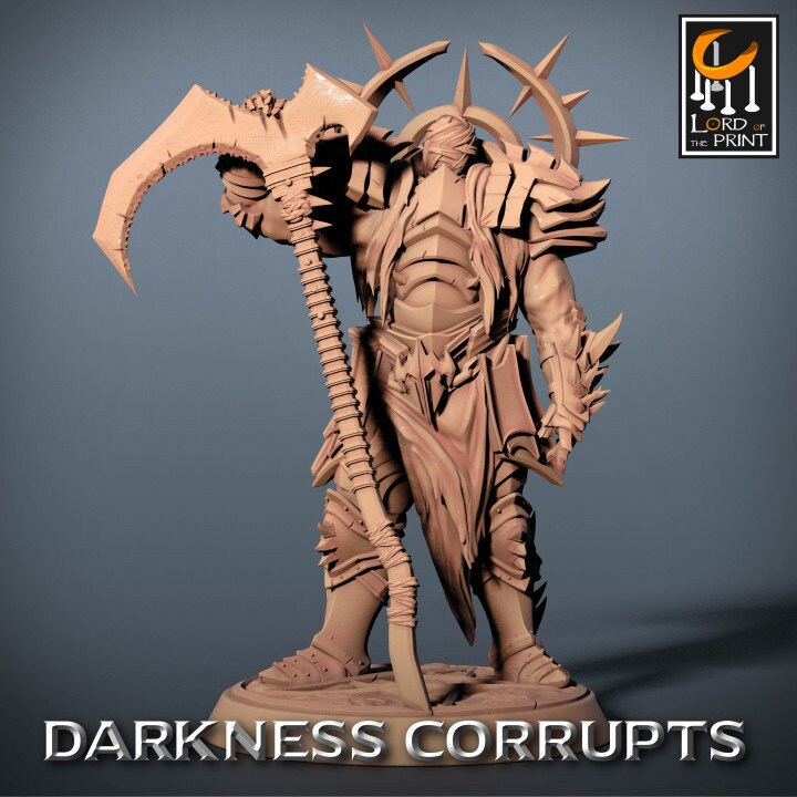 Darknight Scythe Pack | Darkness Corrupts | Lord of the Print | Wargaming | Dungeons and Dragons | Chaos | Tabletop RPG | DnD Miniatures