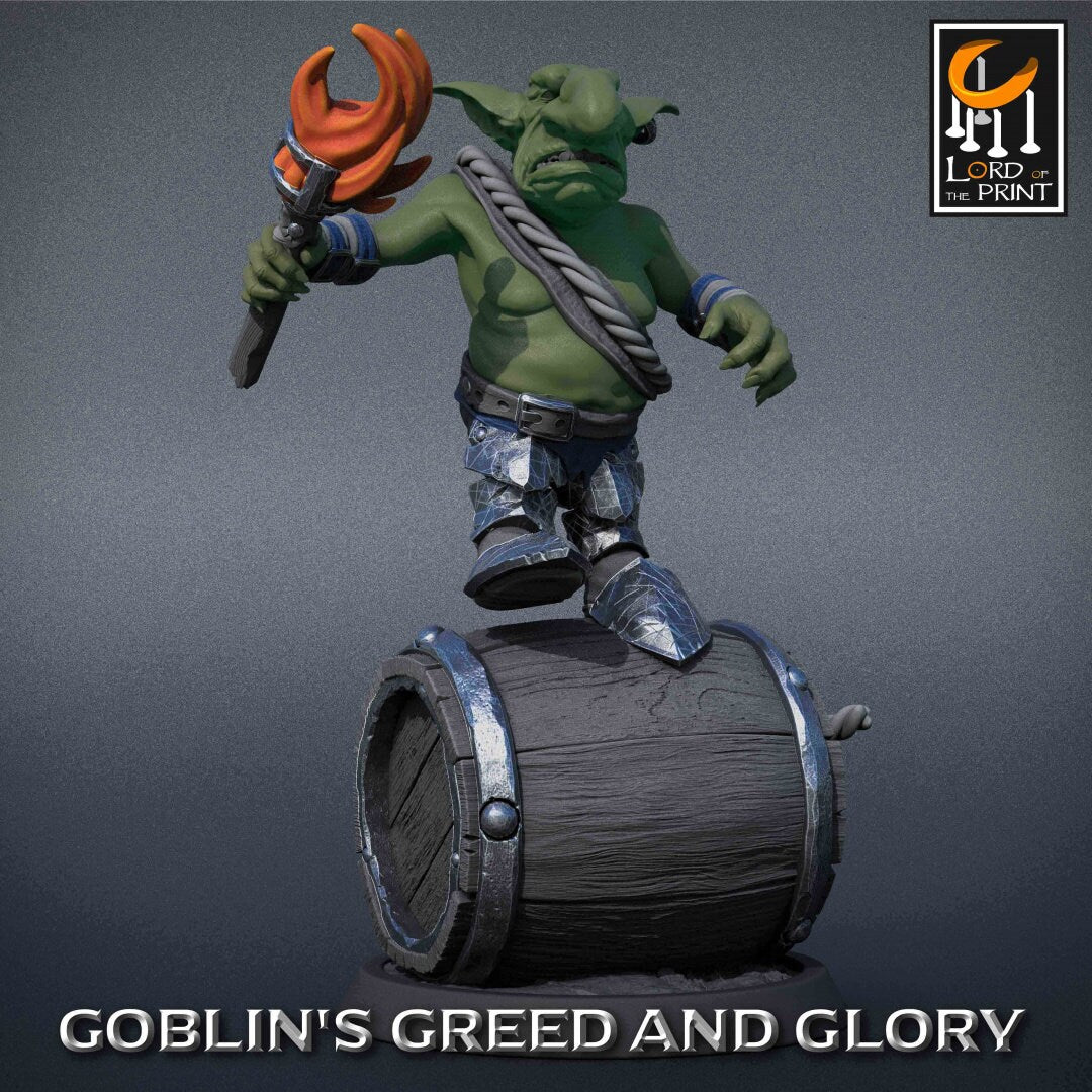 Goblin Sapper Pack | Goblin's Greed and Glory | Lord of the Print | Wargaming | Dungeons and Dragons | Goblins | Tabletop RPG | DnD