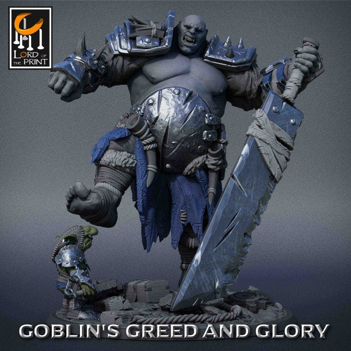 Ogre Pack | Goblin's Greed and Glory | Lord of the Print | Wargaming | Dungeons and Dragons | Goblins | Tabletop RPG | DnD