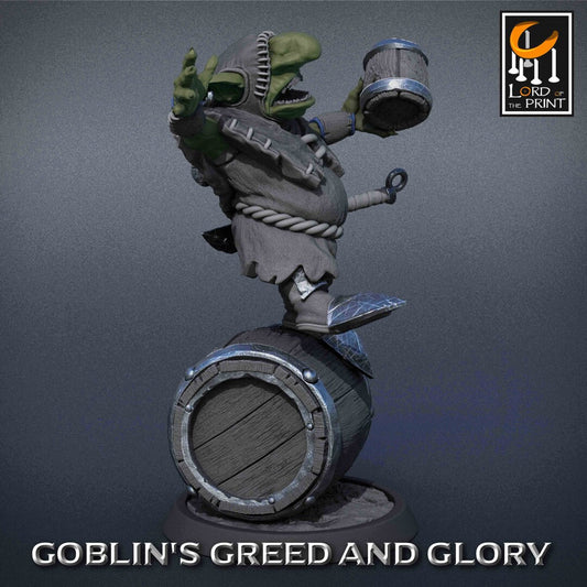 Goblin Monk A Pack | Goblin's Greed and Glory | Lord of the Print | Wargaming | Dungeons and Dragons | Goblins | Tabletop RPG | DnD