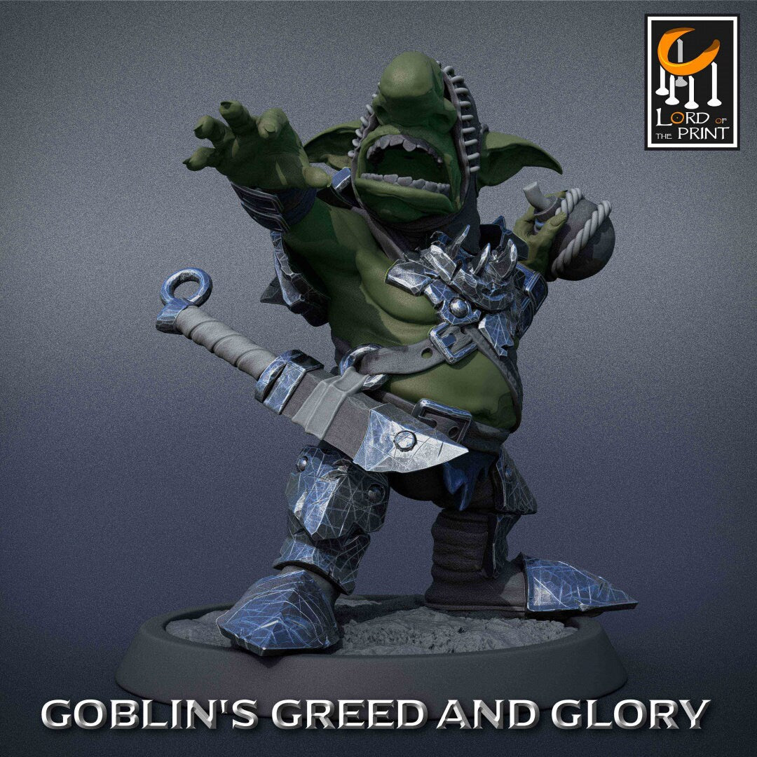 Goblin Alchemist Pack | Goblin's Greed and Glory | Lord of the Print | Wargaming | Dungeons and Dragons | Goblins | Tabletop RPG | DnD
