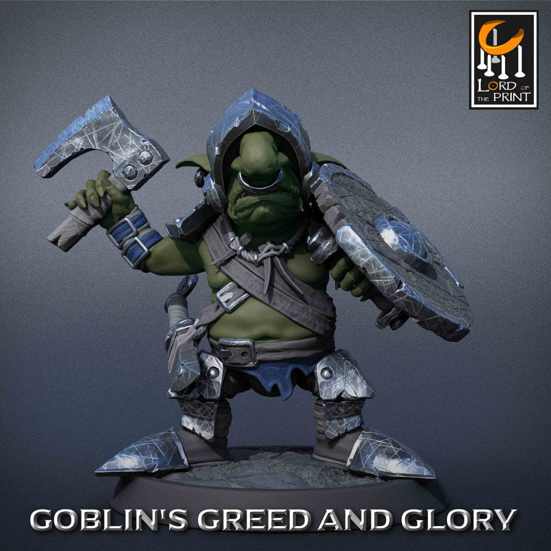 Goblin Warrior Pack | Goblin's Greed and Glory | Lord of the Print | Wargaming | Dungeons and Dragons | Goblins | Tabletop RPG | DnD