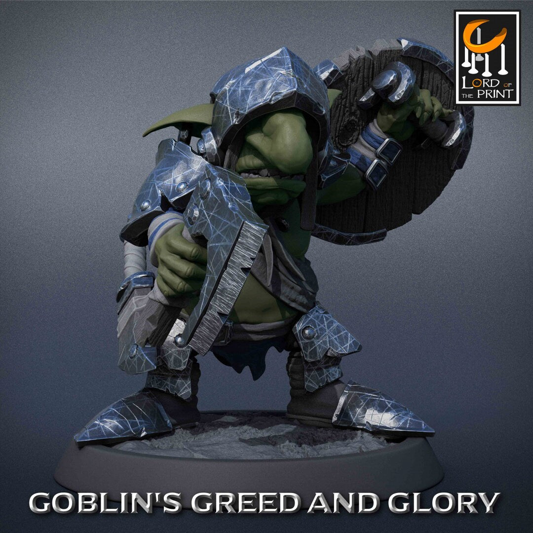 Goblin Warrior Pack | Goblin's Greed and Glory | Lord of the Print | Wargaming | Dungeons and Dragons | Goblins | Tabletop RPG | DnD