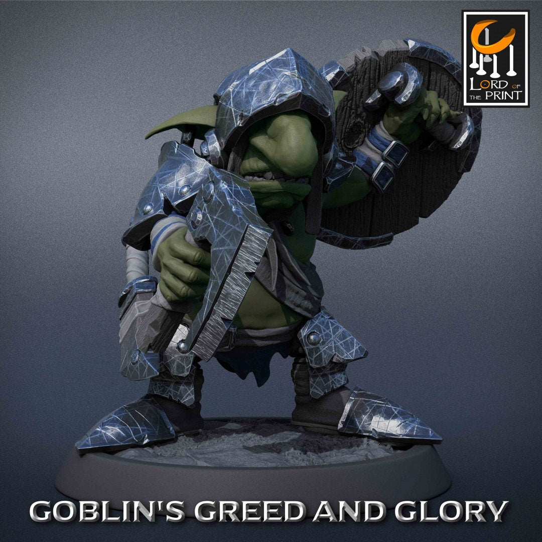Goblin Warrior Pack | Goblin's Greed and Glory | Lord of the Print | Wargaming | Dungeons and Dragons | Goblins | Tabletop RPG | DnD