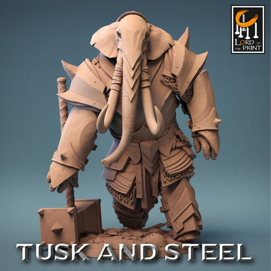 Loxodon Pack | Tusk and Steel | Lord of the Print | Wargaming | Dungeons and Dragons | Tabletop RPG | DnD