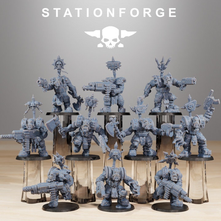 Orkaz Skull Crushers | Station Forge | Orkaz | Wargaming | Ork | Orcs |