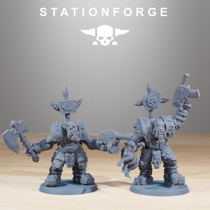 Orkaz Skull Crushers | Station Forge | Orkaz | Wargaming | Ork | Orcs |