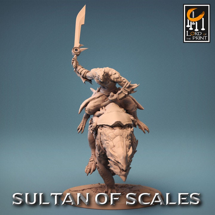 Dragonborn Mounts Wingless | Sultan of Scales | Lord of the Print | Wargaming | Dungeons and Dragons | Tabletop RPG | DnD
