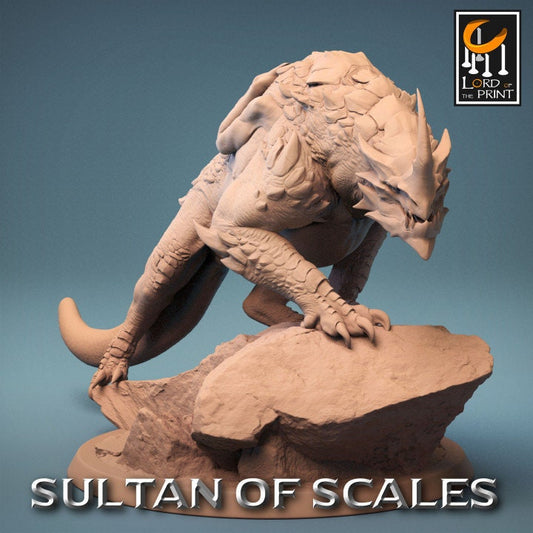Dragonborn Mounts Wild | Sultan of Scales | Lord of the Print | Wargaming | Dungeons and Dragons | Tabletop RPG | DnD
