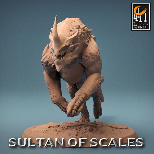 Dragonborn Mounts Wild | Sultan of Scales | Lord of the Print | Wargaming | Dungeons and Dragons | Tabletop RPG | DnD