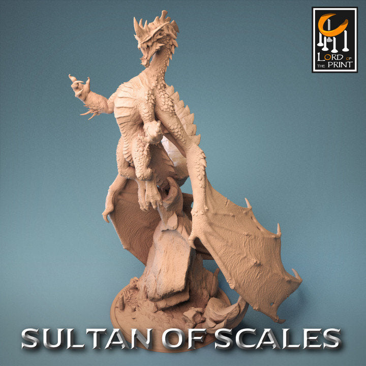 Legendary Chromatic Blue Dragon | Sultan of Scales | Lord of the Print | Wargaming | Dungeons and Dragons | Tabletop RPG | DnD