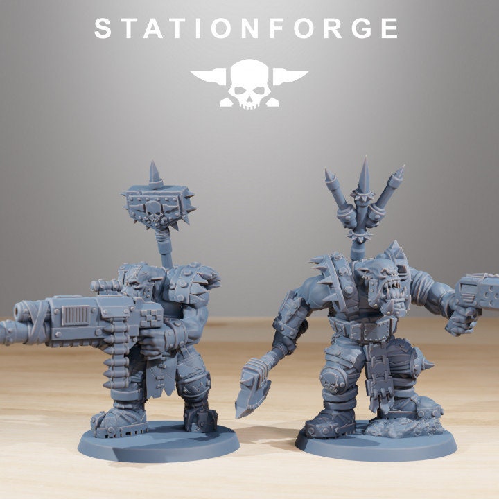 Orkaz Skull Crushers | Station Forge | Orkaz | Wargaming | Ork | Orcs |