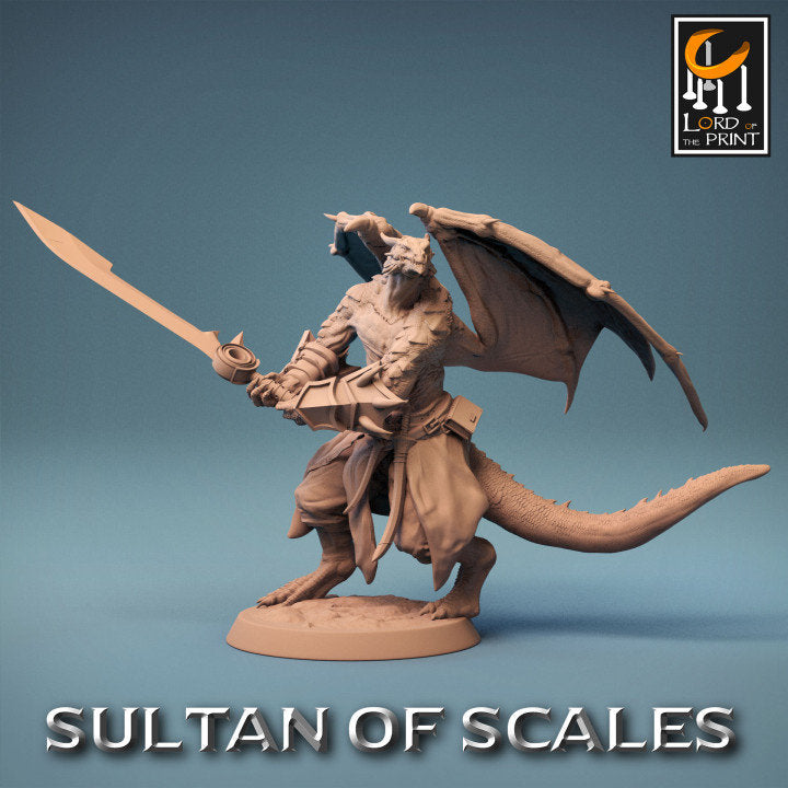 Dragonborn Soldiers Wings 2 | Sultan of Scales | Lord of the Print | Wargaming | Dungeons and Dragons | Tabletop RPG | DnD
