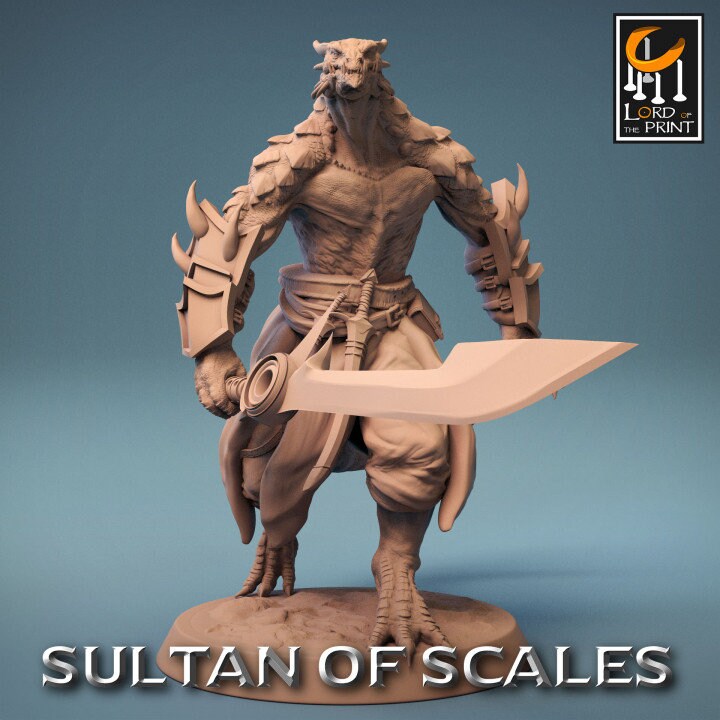 Dragonborn Soldiers Wingless | Sultan of Scales | Lord of the Print | Wargaming | Dungeons and Dragons | Tabletop RPG | DnD