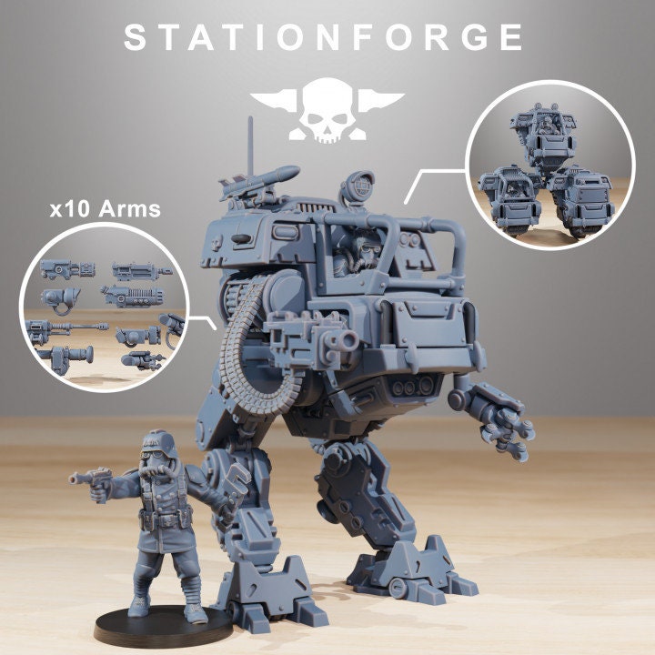 GrimGuard Walker Mk1 | Station Forge | Wargaming |