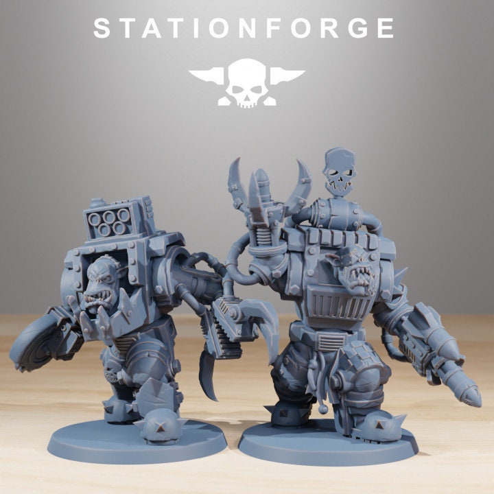 Orkaz Steelbrutes | Station Forge | Orkaz | Wargaming | Ork | Orcs |