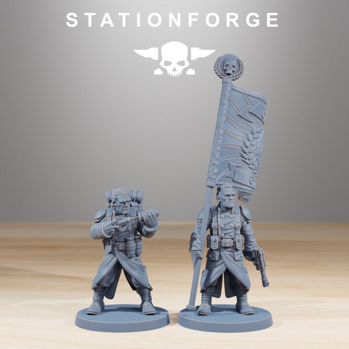 GrimGuard Combatants | Station Forge | Wargaming | Infantry | Soldiers