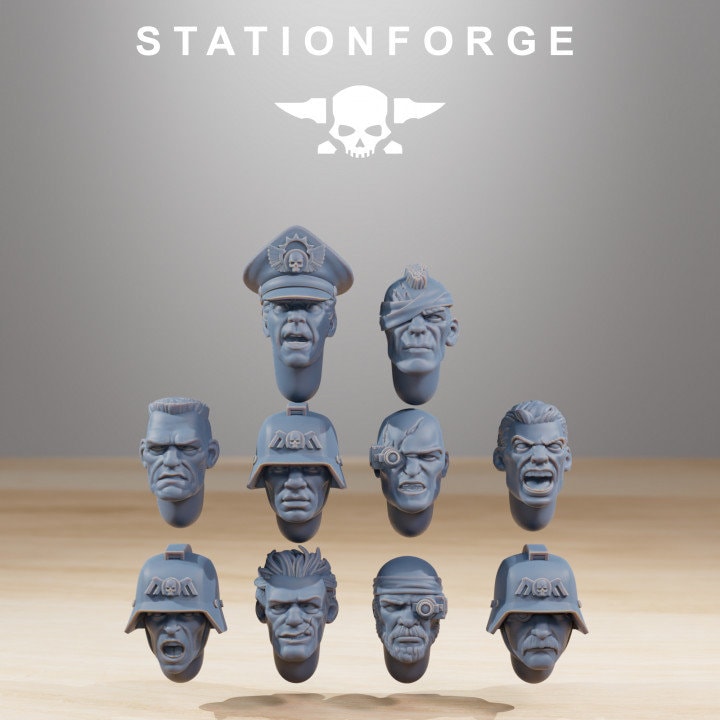 GrimGuard Combatants | Station Forge | Wargaming | Infantry | Soldiers