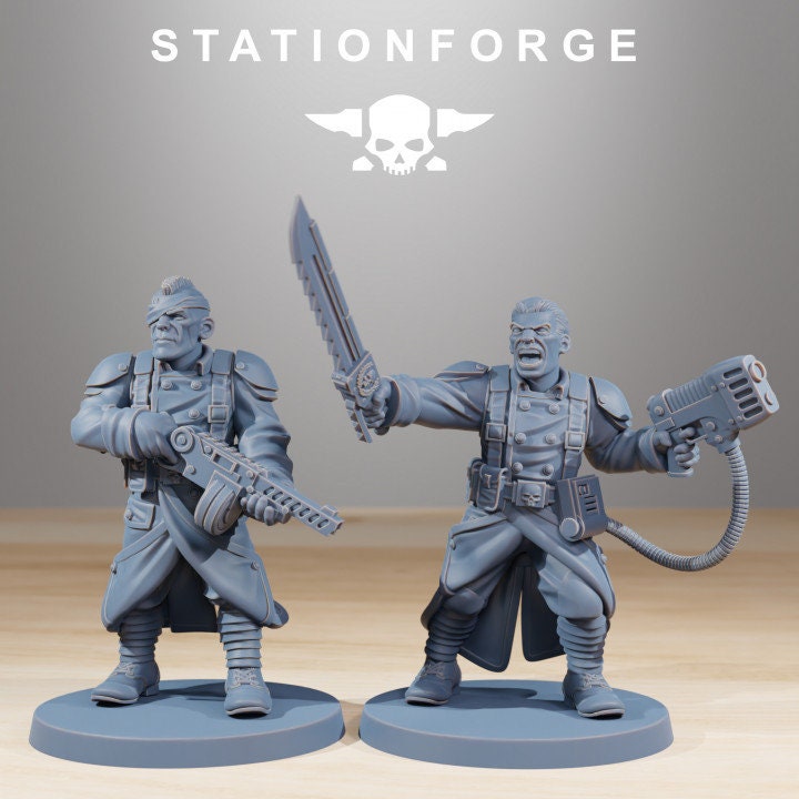 GrimGuard Combatants | Station Forge | Wargaming | Infantry | Soldiers