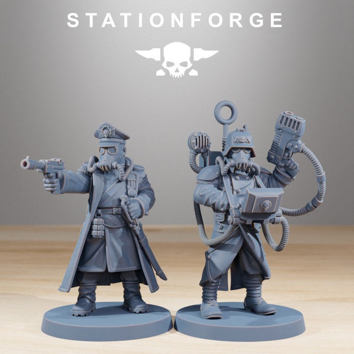 GrimGuard Combatants | Station Forge | Wargaming | Infantry | Soldiers