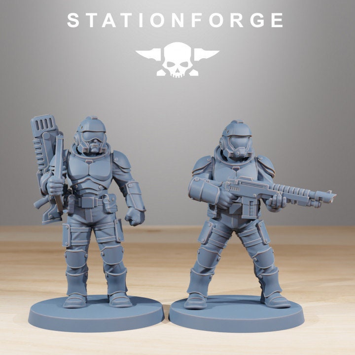 Vaskar Infantry Builder Kit | Station Forge | Wargaming | Infantry |