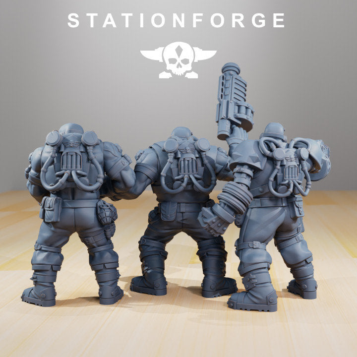 National Guard - Guerrillas | Station Forge | Wargaming | Grim dark future wargaming | Mutants | sci-fi tabletop