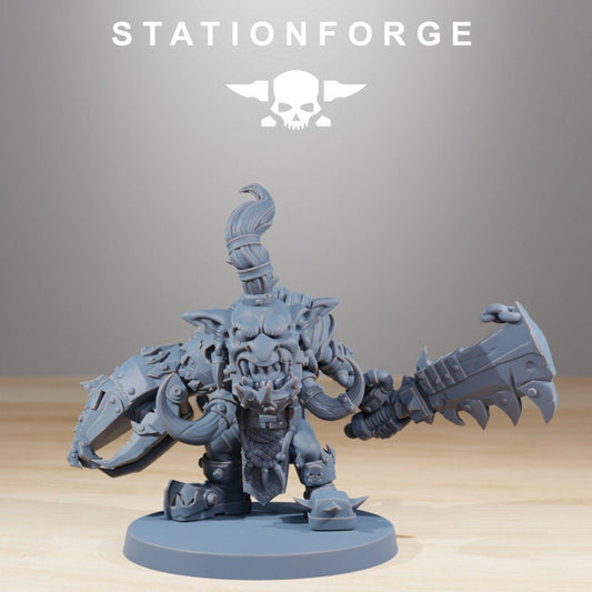 Gob's Berserkers Miniatures Set - Station Forge Wargaming - Fantasy Goblin Horde for Tabletop Games - 28mm Resin Figures