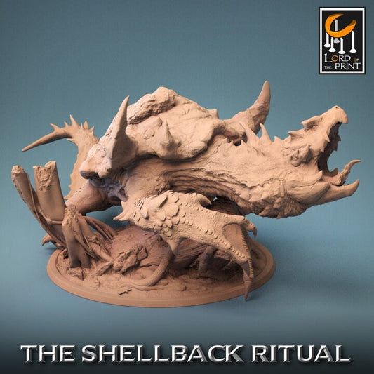 ShellBack Dragont Turtle Roar | Shellback Ritual | Lord of the Print | Wargaming | Dungeons and Dragons | Tabletop RPG | DnD